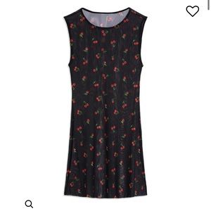WeWoreWhat Mesh Cherries Muscle Tank Dress